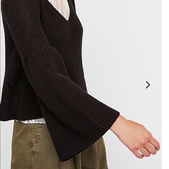 Free People damsel cable knit sweater - Picture 2 of 4